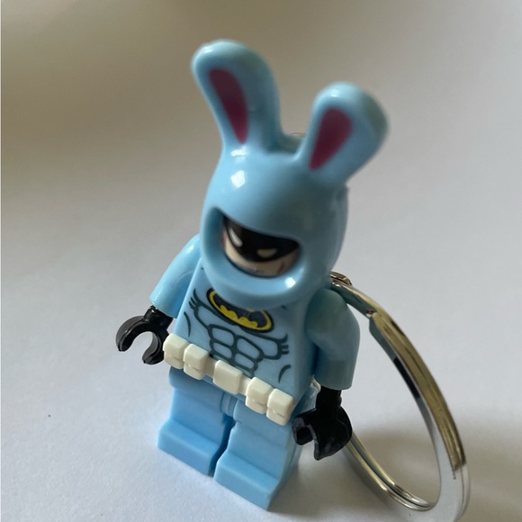 Bunny Batman Lego Keychain - Brand New - Picture 3 of 5